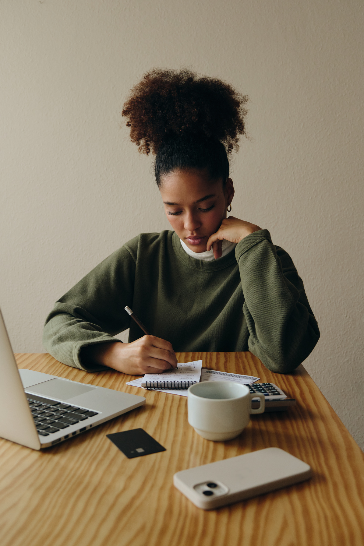 Woman Managing Personal Finances